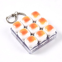 Nouvel Arrivage Porte-clés en plastique Fidget Clicker style bouton-poussoir, avec touches de clavier et interrupteurs anti-stress pour soulager le stress