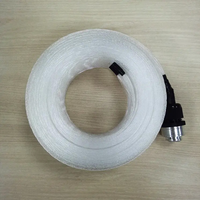 Lumières en maille à fibre optique LED-Filet à fibre optique à lueur latérale pour arbres de Noël Éclairage en étoile Lampe à fibre optique acrylique RVB