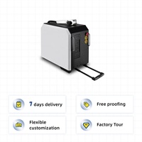 Machine de nettoyage au laser 100W 200W 300W élimination de la rouille par impulsion pour le traitement de surface en métal couche d'oxyde de poussière d'huile de peinture antirouille