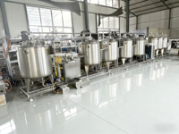 Línea de Producción de Yogur Totalmente Automática |   Línea de Procesamiento de Yogur Griego Industrial con Control PLC, Certificación CE, Completa