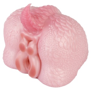 Juguetes de masturbación masculinos GEEBA: Muñeca de silicona con forma de trasero de animal, masturbador masculino de dragón, vagina de bolsillo, juguete sexual al por mayor. - Product Image 1
