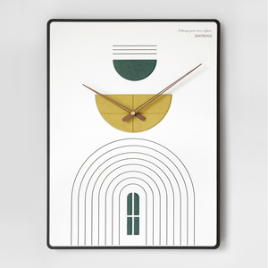 Emitdoog Đồng Hồ Treo Tường Kích Thước Lớn Bằng Gỗ Thiết Kế Nguyên Bản Đồng Hồ Vẽ Tranh Nghệ Thuật Treo Tường Đồng Hồ Hiện Đại Trang Trí Phòng Khách Cho Nhật Bản - Product Image 2