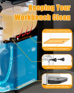 Commercial <strong>Slush</strong> Making Machine 3L Three Flavors Snow Frozen Drink <strong>Maker</strong> Slushy Smoothie <strong>Maker</strong> with Led Light Touch Screen