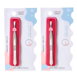 Pince à épiler pour sourcils Lmltop, pointe inclinée, acier inoxydable, serrage précis pour une épilation précise - Product Image 5