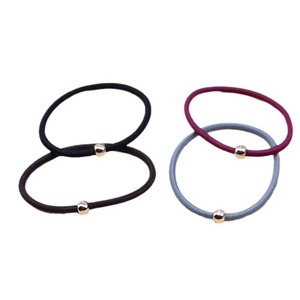 Coleteros de tela de colores mixtos, alta elasticidad, con cuentas, sencillos, para uso diario, para mujeres - Product Image 5