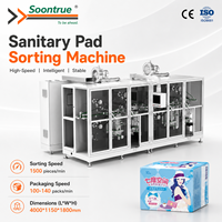 Machine d'emballage automatique à grande vitesse de serviettes hygiéniques pour la fabrication de produits d'hygiène féminine en coton pour femmes