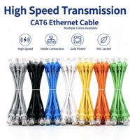 Cable de Red Gigabit UTP RJ45 CAT6 CCA 23AWG en Oferta, para Hogar Inteligente, Escritorio y Estación de Trabajo