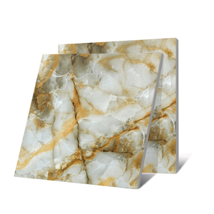 Azulejos de porcelana de aspecto de mármol y Jade para sala de estar, 60x60 - Product Image 2