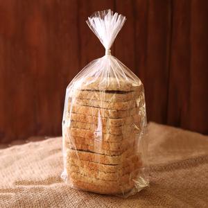 Sac à pain transparent en <span class=keywords><strong>OPP</strong></span> de qualité alimentaire, thermoscellable, imprimé en héliogravure, grand format, à soufflets, 1 mil, pour boulangerie - Product Image 1