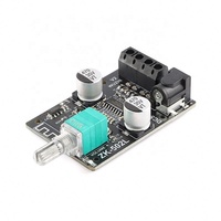 ZK-502L Mini BLE 5.0 modul DC 5-24v BLE5.0 nirkabel 50W X 2 50W + 50W penguat AMP Audio Stereo papan penguat daya Digital