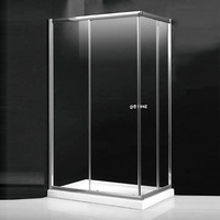 Offre Spéciale – Cabine de Douche Domo en Verre Trempé avec Cadre en Aluminium Coulissant et Finition Polie – Fabrication Chinoise