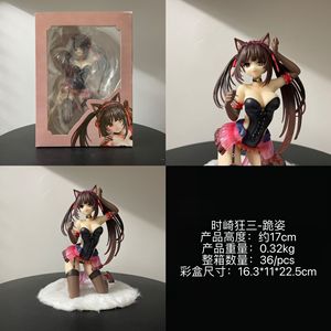 หุ่นอะนิเมะ PVC, ฟิกเกอร์อนิเมะญี่ปุ่นขนาด16ซม. สำหรับสาวอะนิเมะญี่ปุ่น tokisaki <span class=keywords><strong>Kurumi</strong></span> Nightmare - Product Image 4
