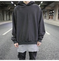 Sweat-shirt personnalisé pour hommes, streetwear, dropshipping, avec double capuche
