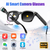 Lunettes Intelligentes IA avec Chargement Type-C, Traduction Linguistique, Enregistrement Vidéo et Audio pour Voyages et Affaires M08