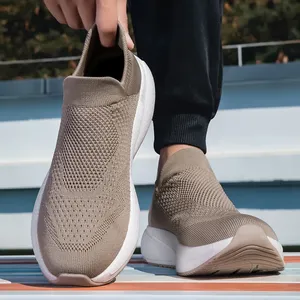 Chaussures de sport respirantes pour hommes et femmes, chaussures de marche en maille pour l'été et l'automne, chaussettes de loisirs, chaussures de course confortables à semelles souples, <span class=keywords><strong>45</strong></span> - Product Image 5