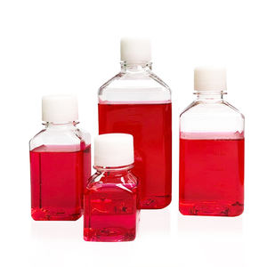 Plástico <span class=keywords><strong>PET</strong></span> estéril PETG Praça Cultura Media Garrafas Médias Garrafas Reagente 60mL 250mL 500mL 1000mL - Product Image 2