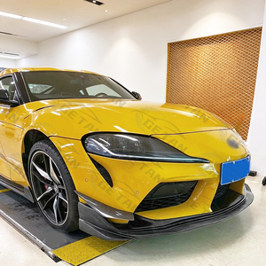 ขอบกันชนหน้าสำหรับ Toyota Supra MKV A90 A91 V สไตล์คาร์บอนไฟเบอร์ - Product Image 6
