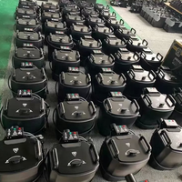 3000W à base d'eau LED DMX PAR Machine à brouillard plancher de fumée bas pour scène mariage Disco Party Club-avec boîtier de vol en métal