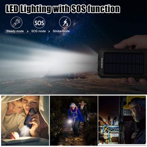 Tốt nhất bán IP67 ngoài trời không thấm nước sạc năng lượng mặt trời 5000mah10000mah 20000mAh ngân hàng điện solare - Product Image 4