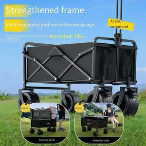 Kinderliggende Camping Kar Kraam Buiten Opvouwbare Wagen Met Nieuwe Opvouwbare Trolley Voor Het Verzamelen - Product Image 1