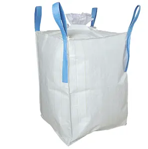 1 टन 1.5 टन सांस लेने योग्य जंबो बैग पीपी बुना फाइबीसी बैग थोक बैग कॉफी बीन्स 1500 किलो जंबो स्लिंग पैकेजिंग अनलोडिंग 1000 किलो