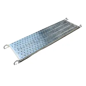 Fabrikant Q235 Metalen Geperforeerde Steigerdelen Stalen Plank Metalen Plank Bord Met Haken Voor De Bouw