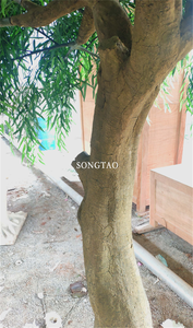 Árboles Artificiales de <span class=keywords><strong>Sauce</strong></span> <span class=keywords><strong>Llorón</strong></span> Colgantes de Plástico Verde para Exteriores, Certificados con Protección UV, para Decoración de Jardines, Oficinas y Hoteles - Product Image 6