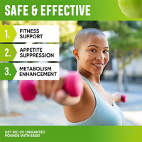 Rosebest Formule Personnalisée Garcinia Cambogia Café Vert Thé Vert Extrait Herbal Complément Minceur Brûle-Graisse