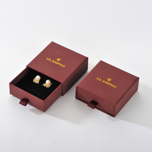 High-End Custom Logo Luxury Sliding Drawer Paper Jewelry Packaging <b>Box</b> for <b>Earrings</b> Necklace Pendant <b>Gift</b> <b>Box</b> OEM ODM Wholesale - Product Image 3