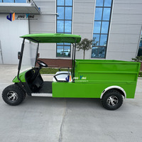 Chariot de golf électrique le plus vendu avec benne de chargement robuste pour le transport de déchets agricoles, forestiers et de jardin - En promotion