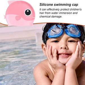 <span class=keywords><strong>Poisson</strong></span> dessin animé élasticité maximale faible coût imperméable grand <span class=keywords><strong>bonnet</strong></span> <span class=keywords><strong>de</strong></span> <span class=keywords><strong>bain</strong></span> unisexe pour les enfants - Product Image 5