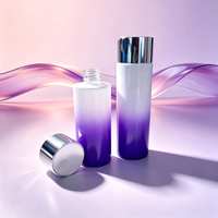 Emballage cosmétique en plastique, conteneur PET 120~300ml, flacon cosmétique vide, bouchon à vis, recyclable, impression sérigraphique pour lotion