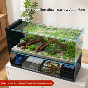 Wholesale Ultra-clear Glass Ultra-narrow <strong>Fish</strong> <strong>Tank</strong> Silent Multifunctional Rectangle Aquarium <strong>Tank</strong> for Home - Product Image 5
