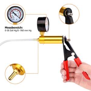 2 in 1 ยานยนต์รถมือถือสูญญากาศความดันปั๊มเครื่องวัดเบรคของเหลว Bleeder ชุดเครื่องมือ - Product Image 1