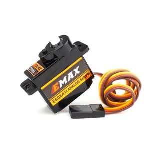 Gran oferta EMAX <span class=keywords><strong>ES08A</strong></span> <span class=keywords><strong>II</strong></span> 9g engranaje de plástico analógico Mini Servo1.8kg/seg para modelos RC ala fija 3D reemplazo de avión piezas de bricolaje - Product Image 1