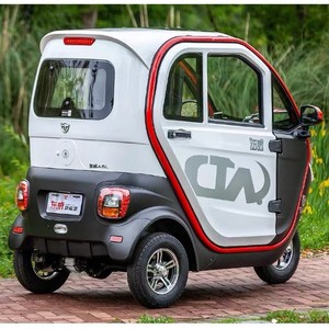 Triciclo Eléctrico Cerrado de 1500W 48V para 1 Pasajero, Vehículo de Movilidad para Personas Mayores de Baja Velocidad - Product Image 4