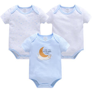 Set di abbigliamento 2025 a gamba aperta da 0 a <span class=keywords><strong>3</strong></span> mesi Set di tuta in cotone organico al 100 per cento per indossare il bambino - Product Image 6