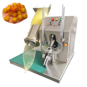 Garlic Packing <b>Net</b> Bag Machine <b>Mesh</b> <b>Net</b> Bags Packing Machine Ginger Garlic <b>Net</b> Bag Packer Machine - Product Image 1