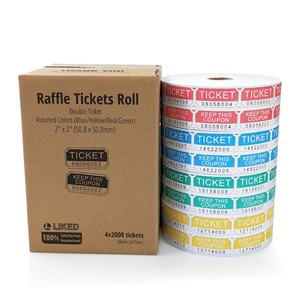 Billets de tombola personnalisés en rouleau, prix d'usine, fabriqués en Chine - Product Image 2