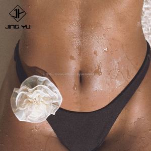 2024 Sexy White 3D Flower Solid One Piece Push up Bikini Set One Piece <b>Swim</b> One Piece Swimsuit - Product Image 4