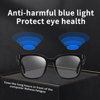 Gafas Inteligentes Multifuncionales de Moda al por Mayor con Lentes Magnéticas de Succión, Gafas de Sol Anti-luz Azul con Altavoz