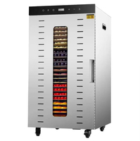 Déshydrateur Électrique Professionnel en Acier Inoxydable à 24 Plateaux pour Fruits – Grande Vente