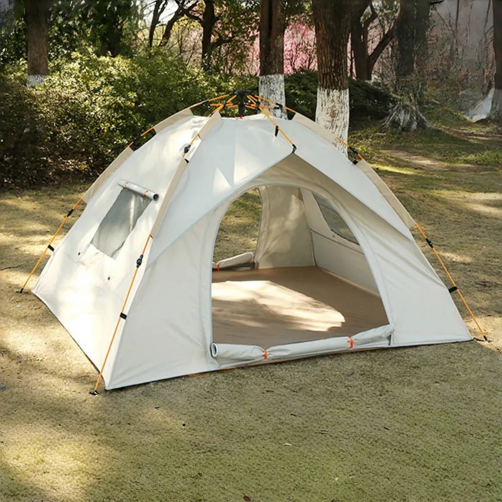 GoalFit tenda berkemah tahan air luar ruangan, tenda berkemah 1-2 orang otomatis muncul, tenda instan dengan tas bawaan, 2024