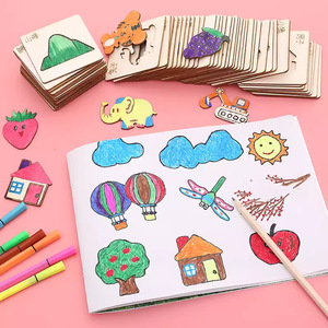 Tableau <span class=keywords><strong>de</strong></span> dessin créatif en bois <span class=keywords><strong>pour</strong></span> activités artistiques, pochoir <span class=keywords><strong>de</strong></span> <span class=keywords><strong>peinture</strong></span> ajouré, jouet <span class=keywords><strong>de</strong></span> gribouillage <span class=keywords><strong>pour</strong></span> la maternelle et l'école primaire - Product Image 3