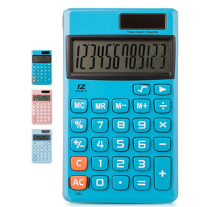 เครื่องคิด<span class=keywords><strong>เลข</strong></span>ฟังก์ชันมาตรฐาน, เครื่องคิด<span class=keywords><strong>เลข</strong></span>พกพาขนาดเล็ก 12 หลัก สีฟ้า พลังงานแสงอาทิตย์, เครื่องคิด<span class=keywords><strong>เลข</strong></span>พกพาแบบพื้นฐานสำหรับสำนักงาน - Product Image 6