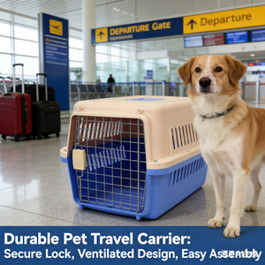 Jaula Portátil para Perros de Gran Capacidad, Moderna y Clásica, Certificada por la IATA, Fabricada con Material PP, Ecológica y Aprobada por Aerolíneas - Product Image 4