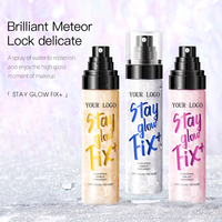 STAY GLOW FIX Brume Fixatrice de Maquillage Hydratante et Imperméable Longue Durée Effet Scintillant Quotidien OEM ODM LOGO Personnalisé
