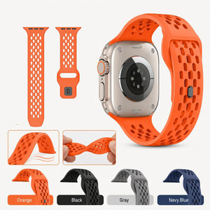 <span class=keywords><strong>Correas</strong></span> de Reloj Deportivas Transpirables de Silicona Upro para <span class=keywords><strong>Apple</strong></span> <span class=keywords><strong>Watch</strong></span> Series 10 9 8 7 SE 41/45mm, Correa de Malla con Hebilla para iWatch 11 Ultra 2 - Product Image 1