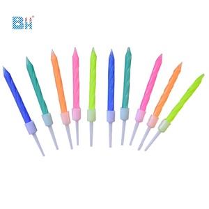 Produttore all'ingrosso unico colorato spirale compleanno candela torta felice nuova candela per la festa - Product Image 6