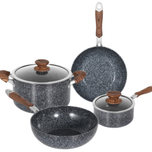 Đá <span class=keywords><strong>Cookware</strong></span> <span class=keywords><strong>Set</strong></span> với siêu không dính-chậu và chảo <span class=keywords><strong>Set</strong></span> với đá-có nguồn gốc lớp phủ cho nhà bếp - Product Image 1